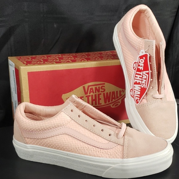 NEW! Vans Old Skool Woven Classoc Spanish Villa/Wh - Picture 2 of 4